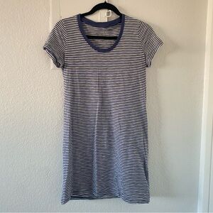 a new day Blue and White Striped Mini Dress